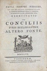 EXERCITATIO DE CONCILIIS IVRIS ECCLESIASTICI ALTERO FONTE